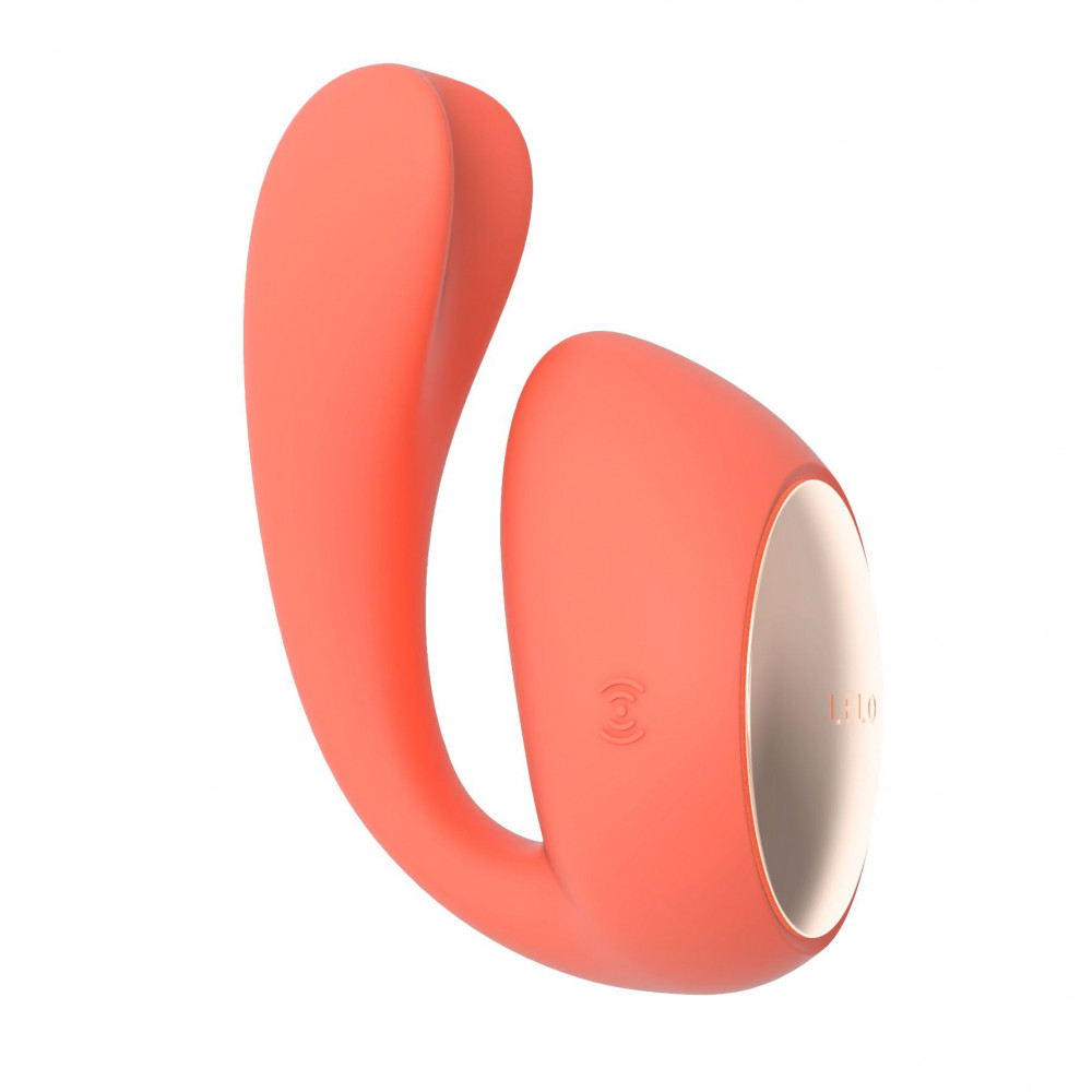 Вибраторы для пар - Смарт-вибратор LELO Ida Wave Coral Red, вагинально-клиторальный, технология WaveMotion, 2 мотора 3