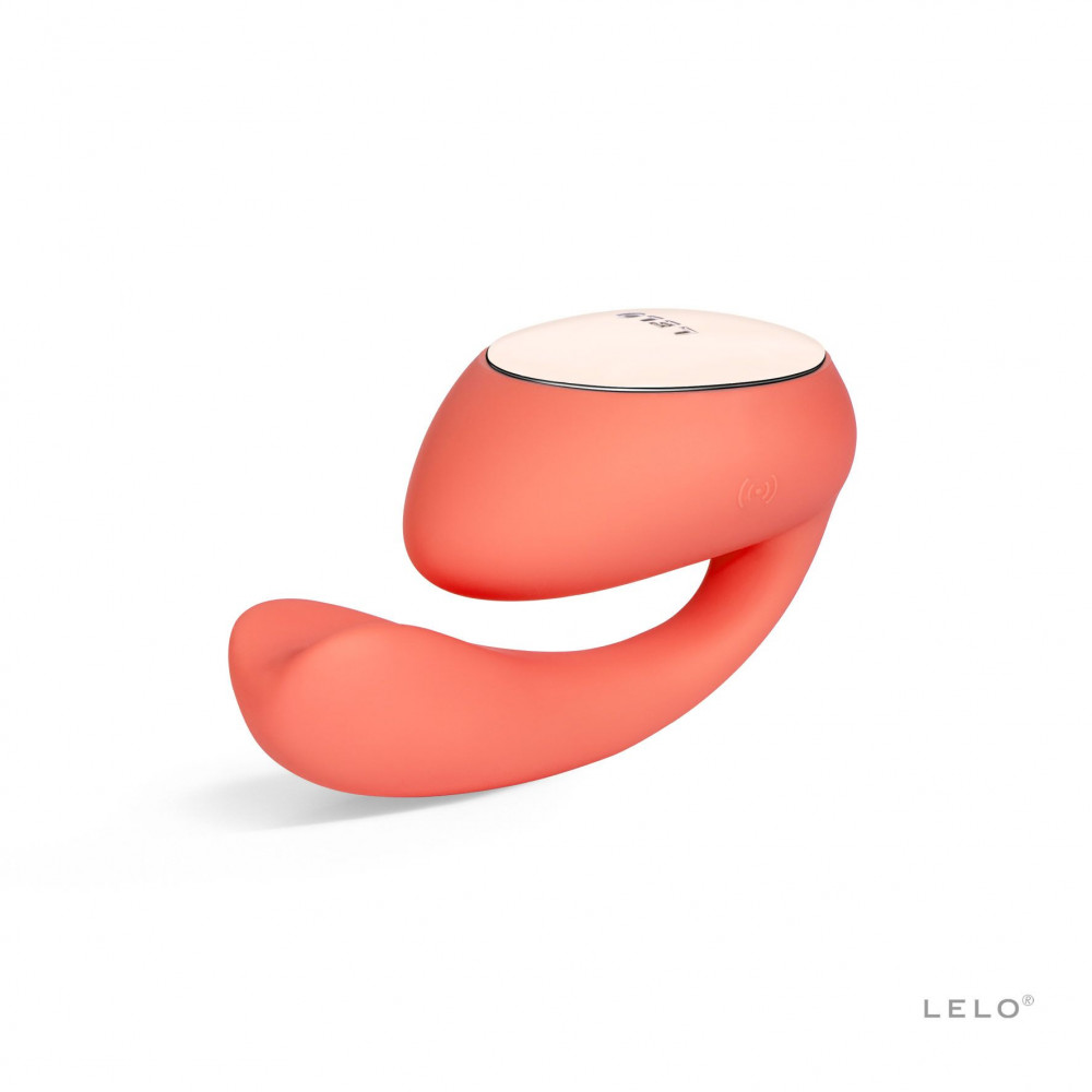 Вибраторы для пар - Смарт-вибратор LELO Ida Wave Coral Red, вагинально-клиторальный, технология WaveMotion, 2 мотора 6