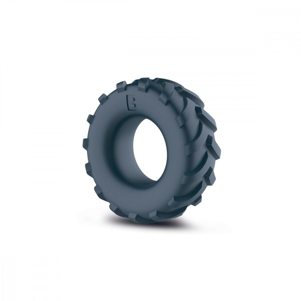 Эрекционное кольцо - Эрекционное кольцо Boners Tire Cock Ring - Grey