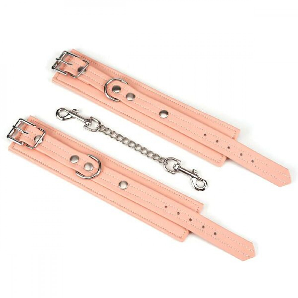 Наручники, веревки, бондажы, поножи - Наручники Liebe Seele Dark Candy Pink Wrist Cuffs 2
