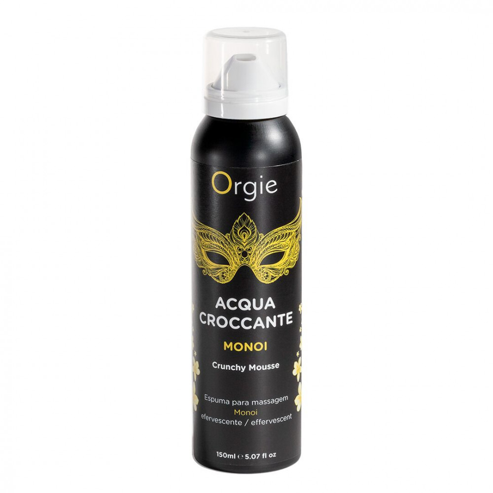 Массажные масла и свечи - Массажная пенка Orgie – Acqua Croccante Monoi (150 мл), эффект лопающихся пузырьков