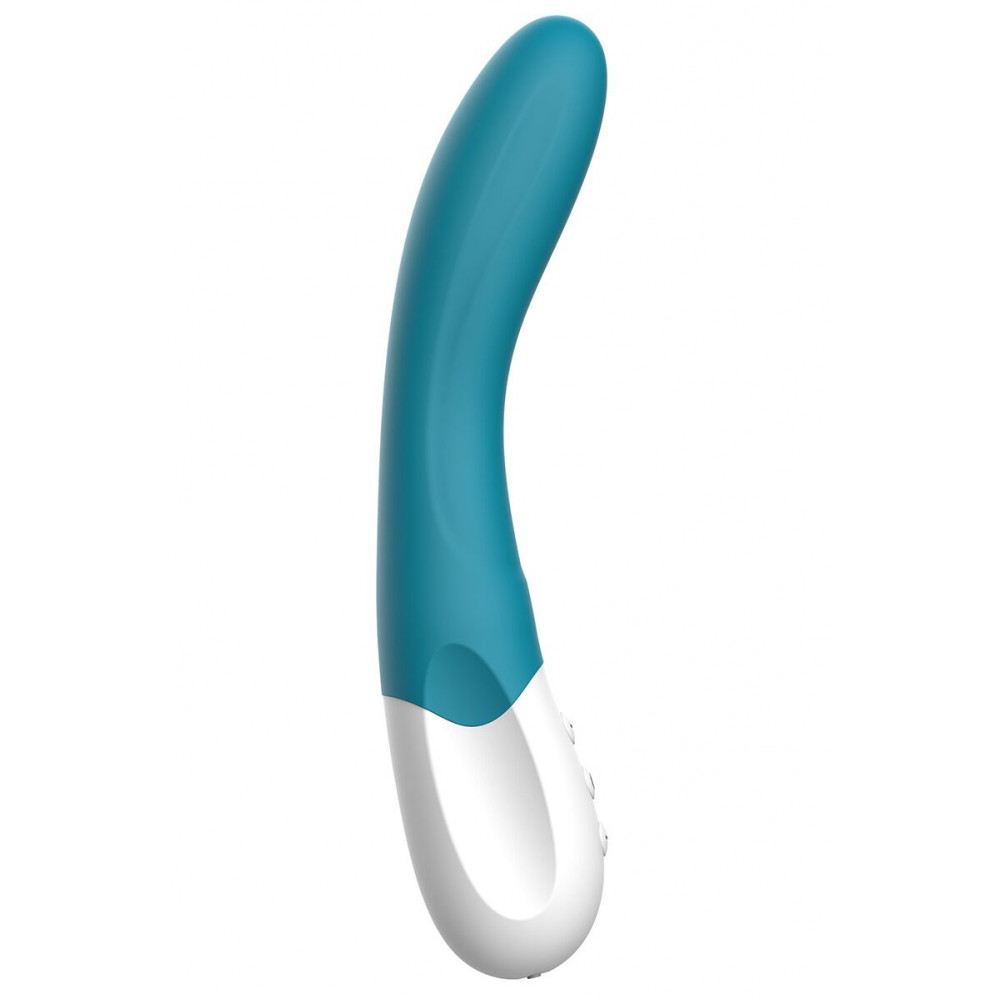 Вибратор - Вибратор точки G Liebe Bend It Rechargeable Ocean Blue, 10 режимов, очень мощный, гибкий ствол