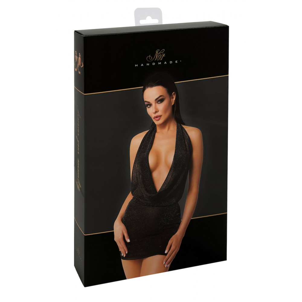 Сексуальные платья - Платье Noir Handmade F351 Shiny tulle mini dress - M 5