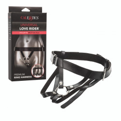 Трусики для страпона CalExotics Universal Love Rider Premium Ring Harness - Black