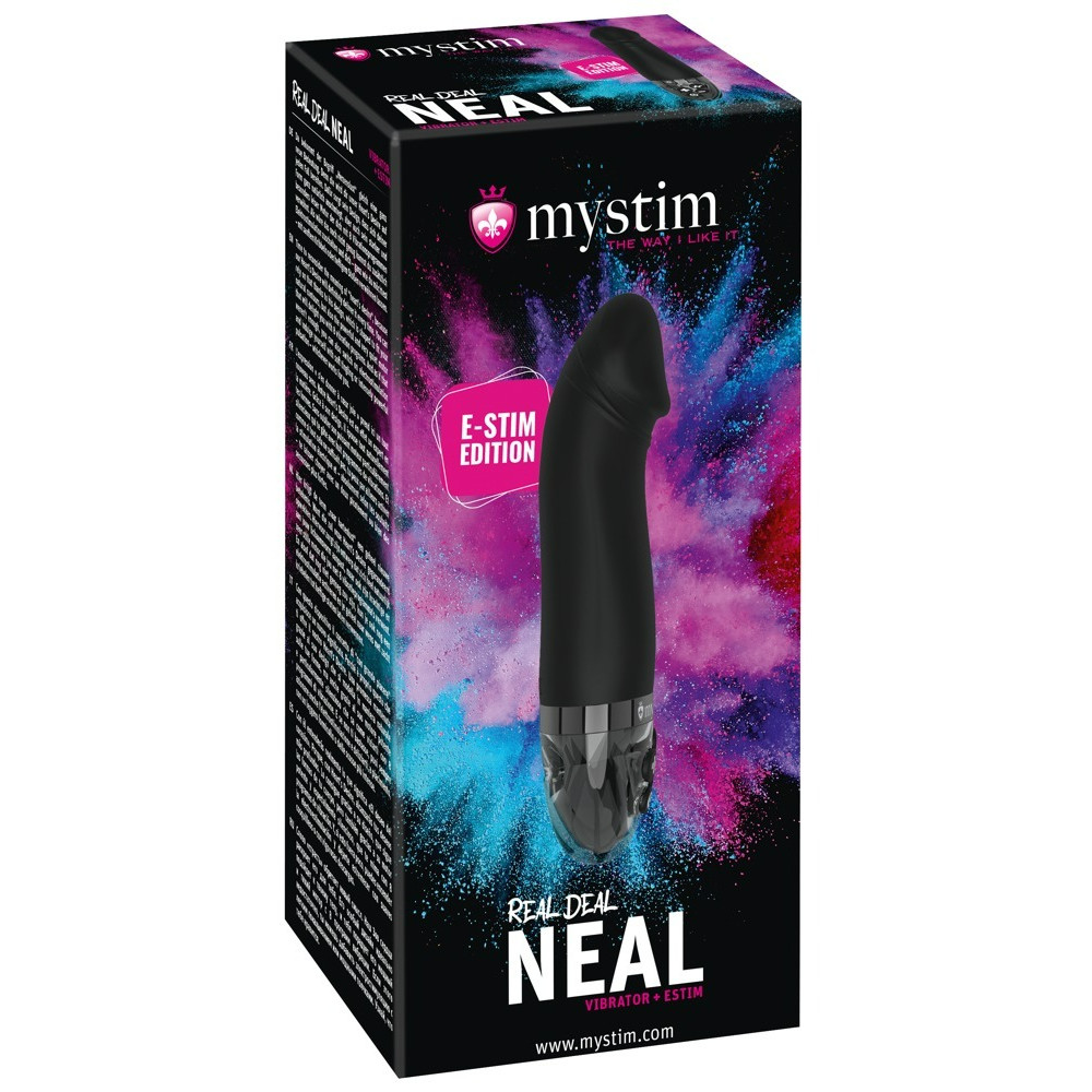 Секс игрушки - ВИБРАТОР С ЭЛЕКТРОСТИМУЛЯЦИЕЙ REAL DEAL NEAL E-STIM EDITION 1
