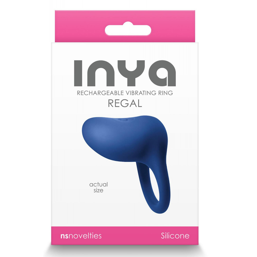 Эрекционные кольца с вибрацией - Виброкольцо NS Novelties INYA REGAL BLUE 3