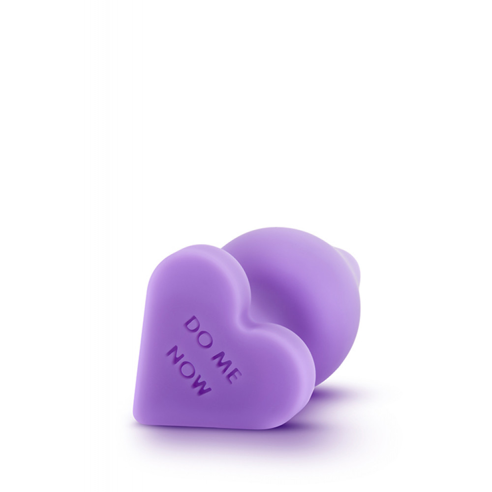 Секс игрушки - Анальная пробка PLAY WITH ME CANDY HEART DO ME PURPLE 3