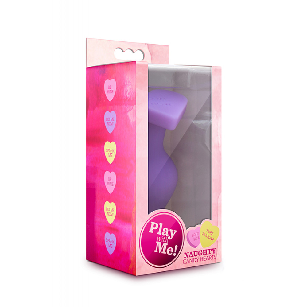Секс игрушки - Анальная пробка PLAY WITH ME CANDY HEART DO ME PURPLE 4