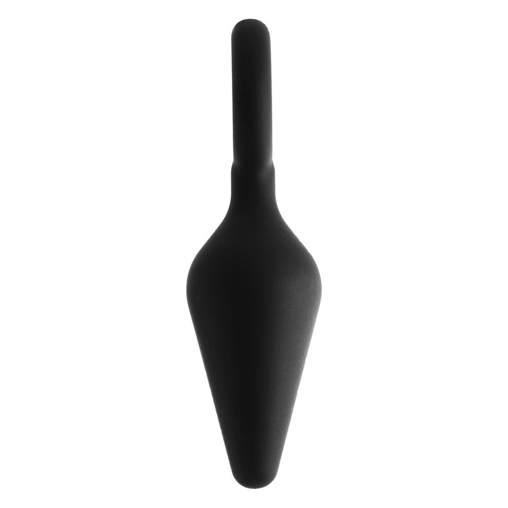 Секс игрушки - Анальная пробка черная Dreamtoys FANTASSTIC с кольцом, Medium 2
