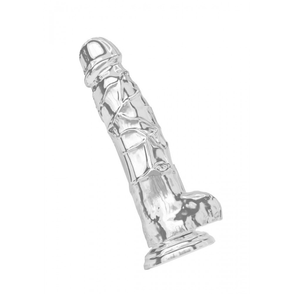 Секс игрушки - Фаллоимитатор реалистичный Toy Joy Get Real Clear на присоске, прозрачный 1