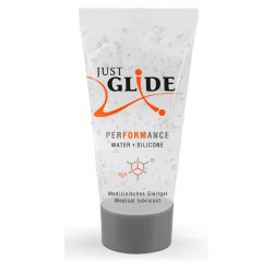 Гибридный гель-лубрикант Just Glide Performance, 20 ml
