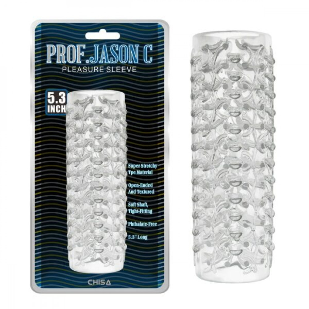 Мастурбатор - Мастурбатор гель Prof.Jason C 5.3 inch Clear