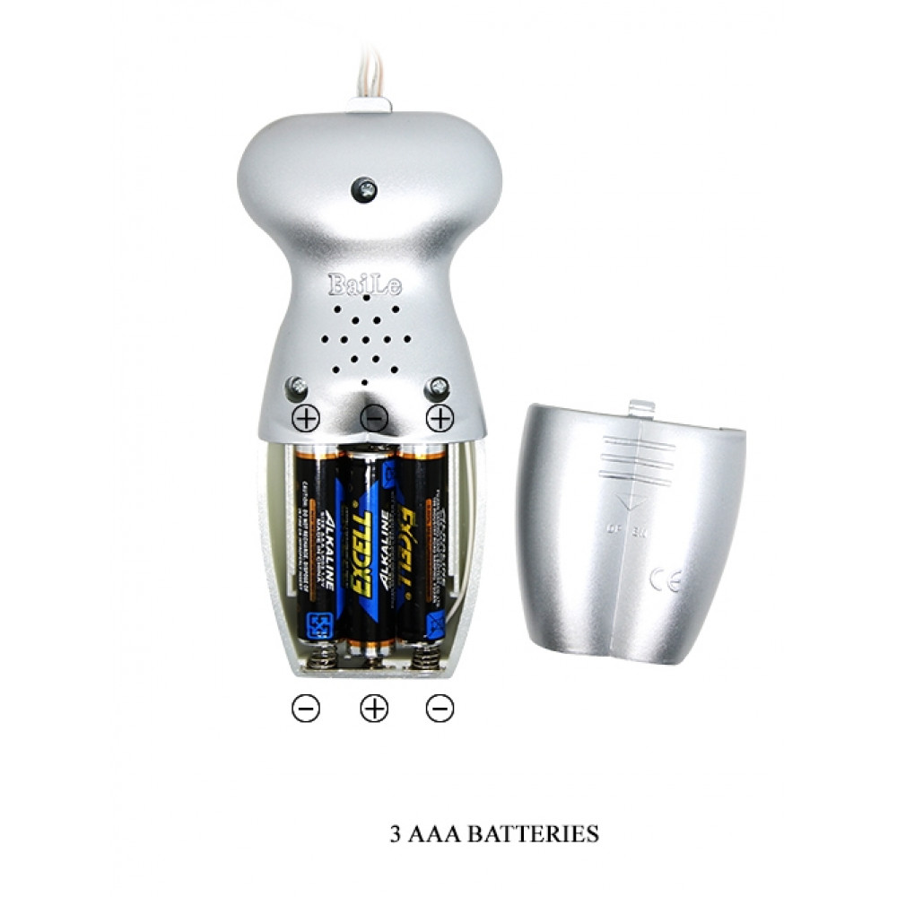 Мастурбаторы вагины - Мастурбатор вагина и анус с вибрацией BAILE - Masturbator Functions of Vibration , BM-009141S 2