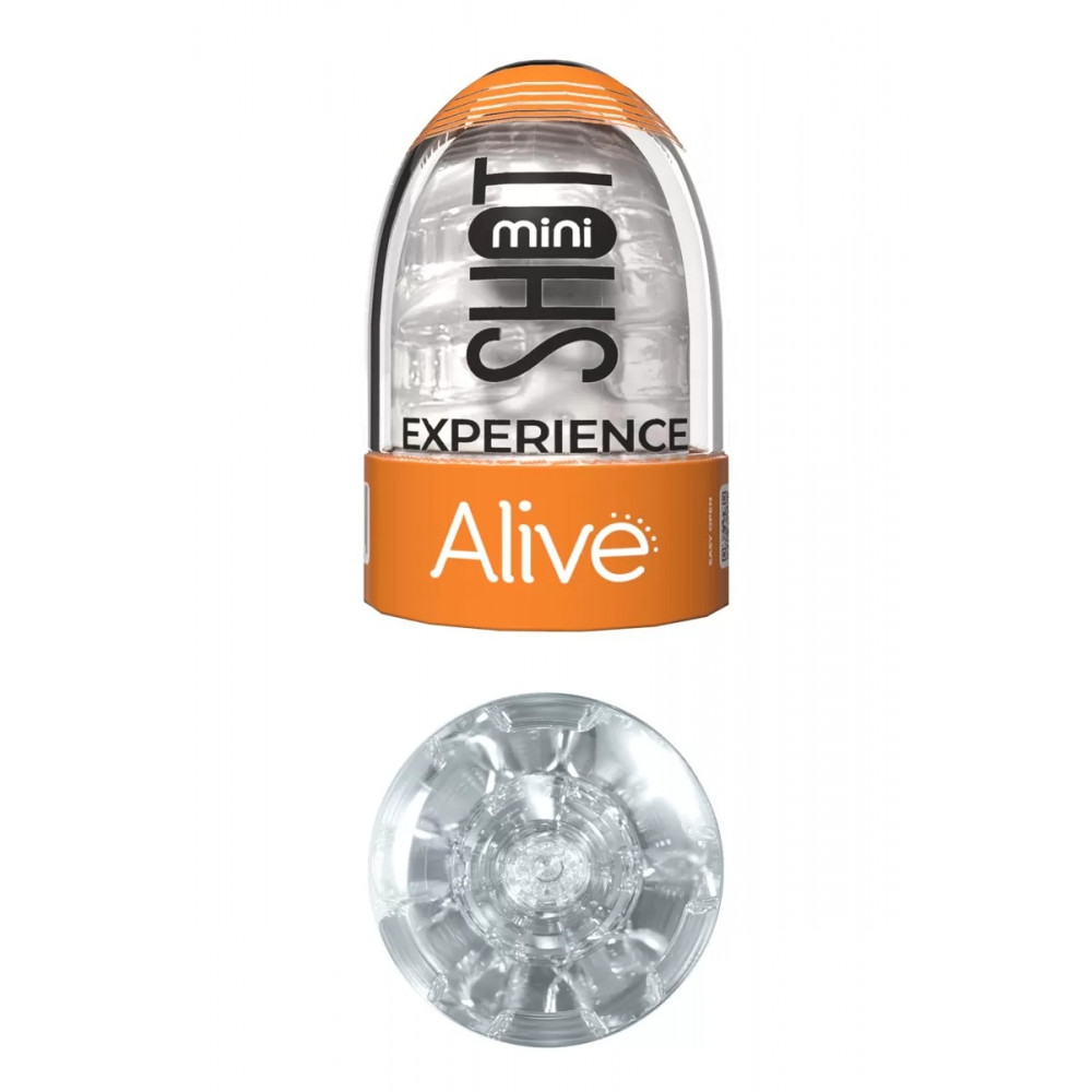 Секс игрушки - Мини мастурбатор Alive Mini Shot Experience прозрачный