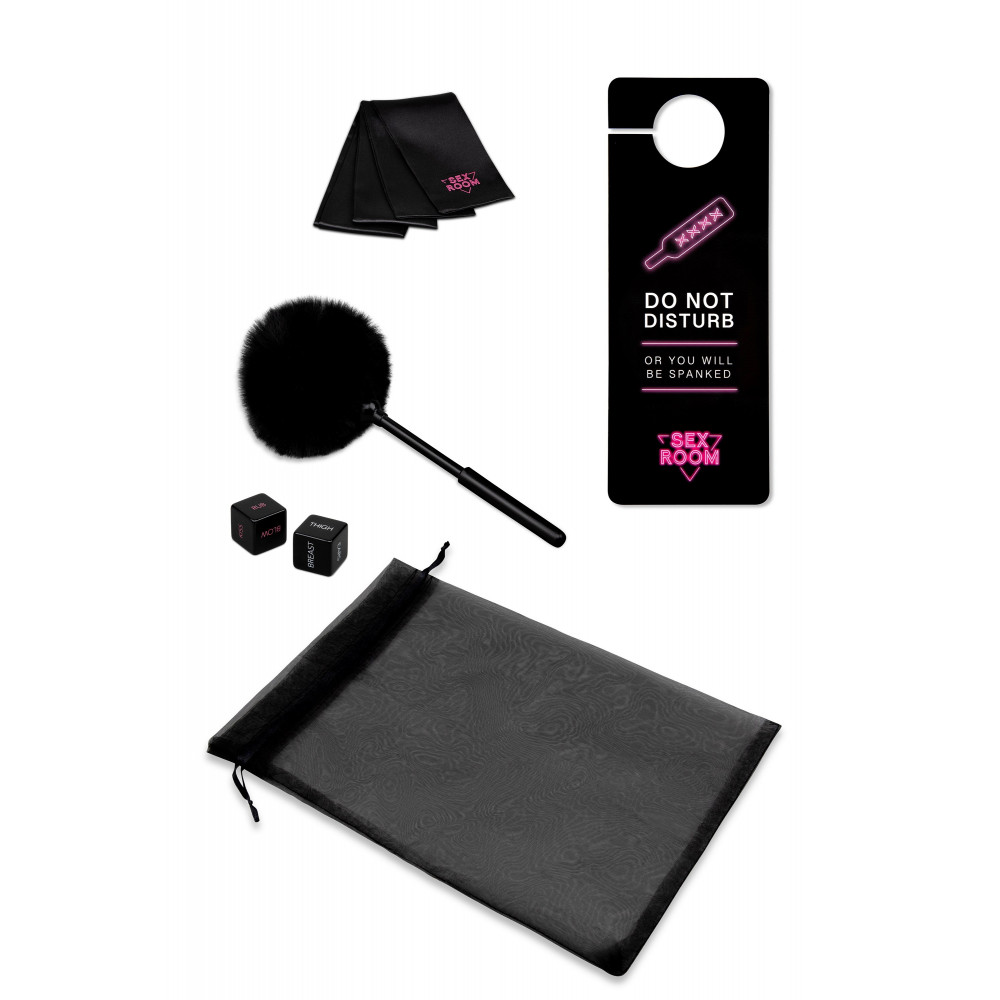 Секс игрушки - Набор девайсов для секс игр Dream Toys Sex Room Vibe Kit, 6 предметов, черный/розовый 2