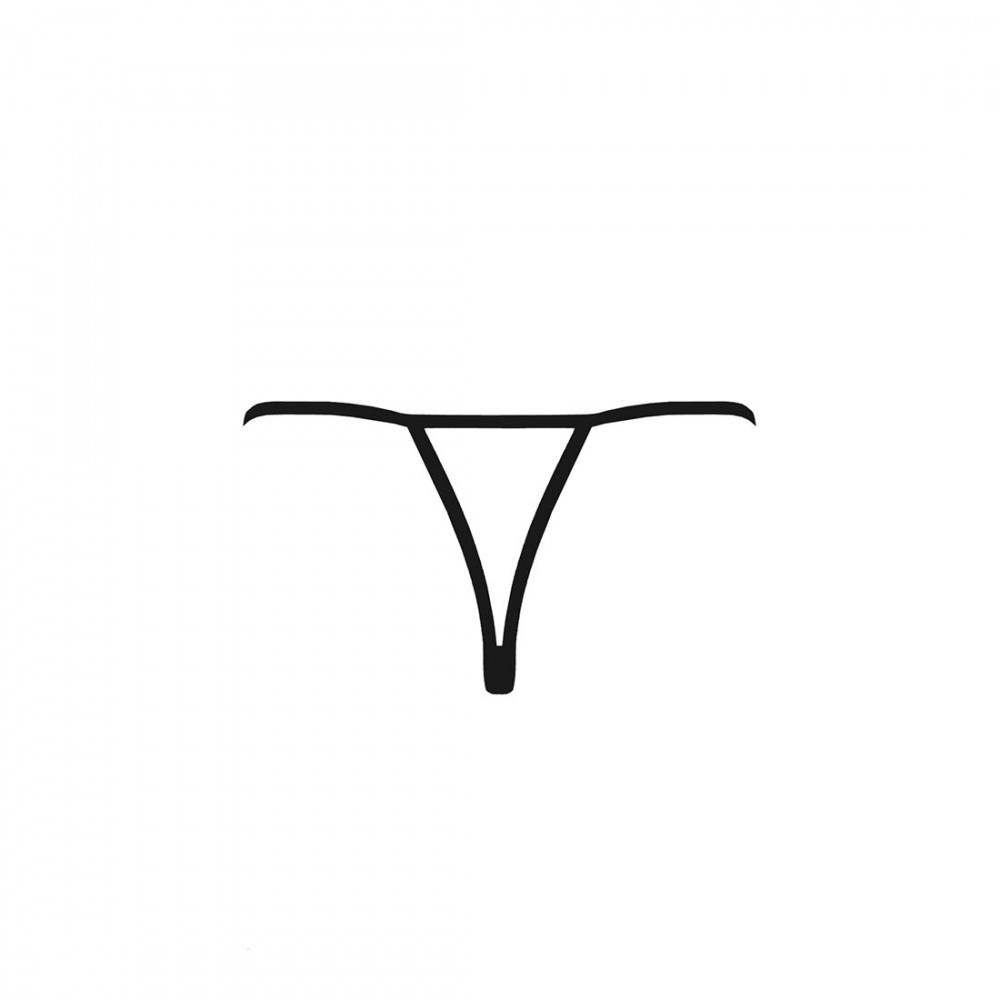 Сексуальные трусики - Трусики кружевные с доступом VIOLANTE THONG black L/XL - Passion Exclusive 1