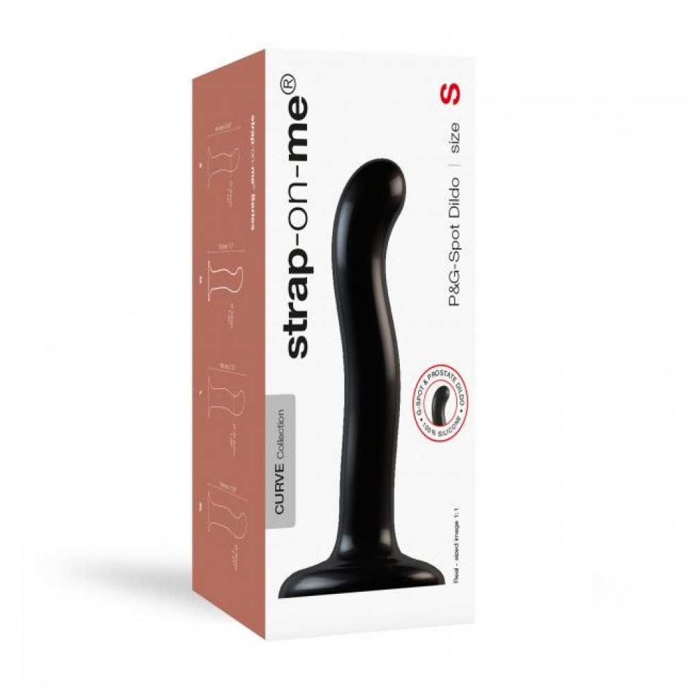 Страпон - Насадка для страпона Strap-On-Me P&G-Spot Dildo, силикон, размер S 1