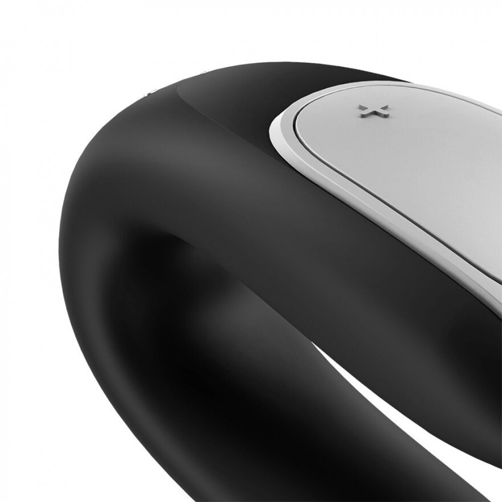 Вибраторы для пар - Смарт-вибратор для пар Satisfyer Double Fun (Black) с пультом ДУ 4