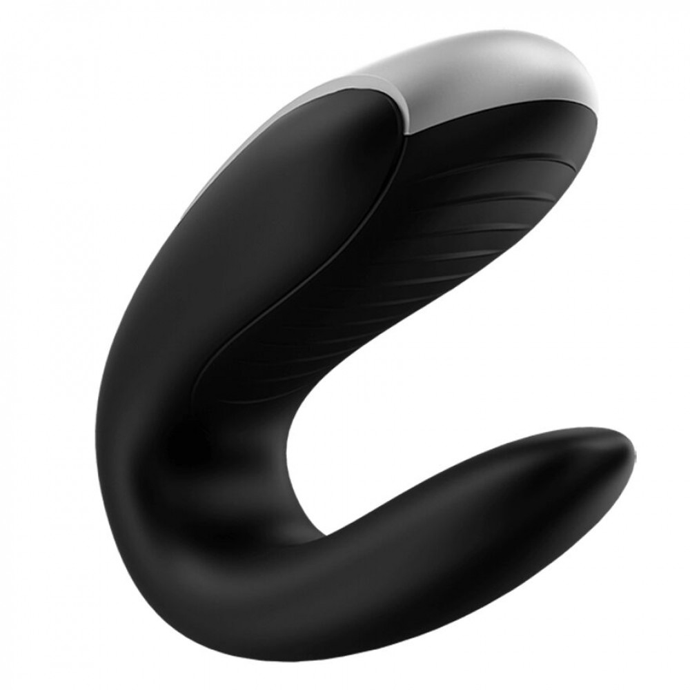 Вибраторы для пар - Смарт-вибратор для пар Satisfyer Double Fun (Black) с пультом ДУ 5