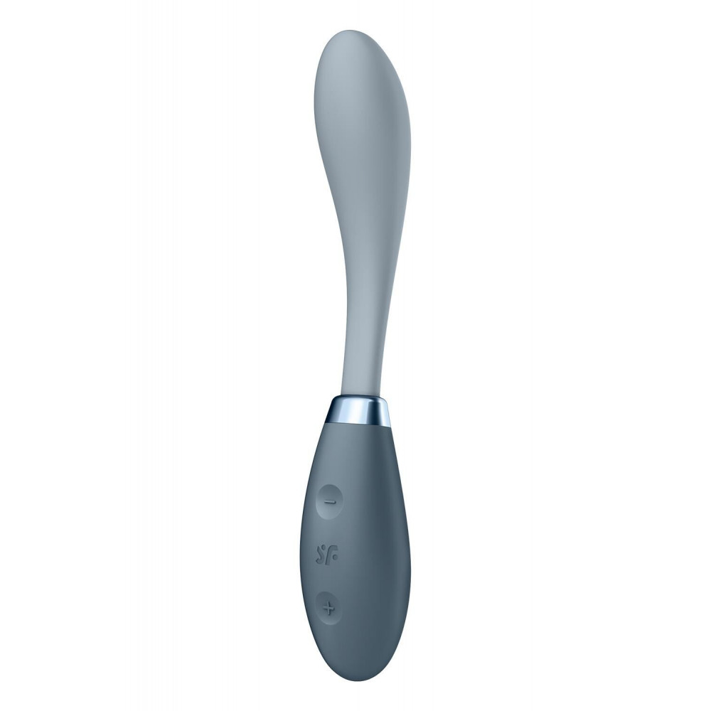 Стимулятор точки G - Вибратор Satisfyer G-Spot Flex 3 Grey, гибкий ствол с фиксацией положения