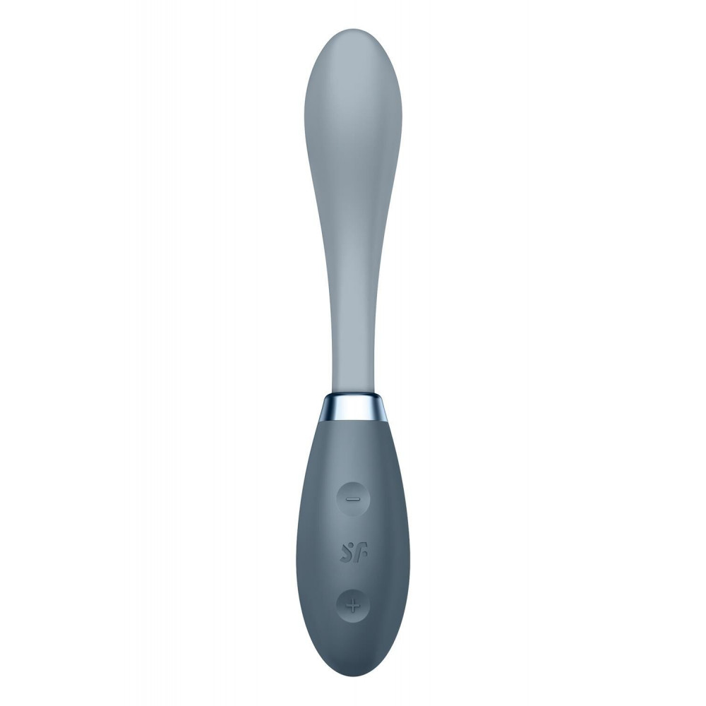 Стимулятор точки G - Вибратор Satisfyer G-Spot Flex 3 Grey, гибкий ствол с фиксацией положения 4