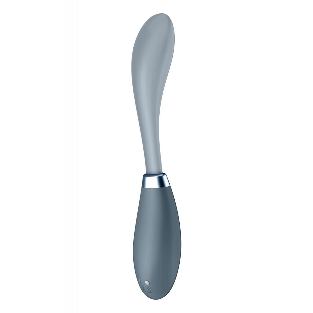 Стимулятор точки G - Вибратор Satisfyer G-Spot Flex 3 Grey, гибкий ствол с фиксацией положения 3