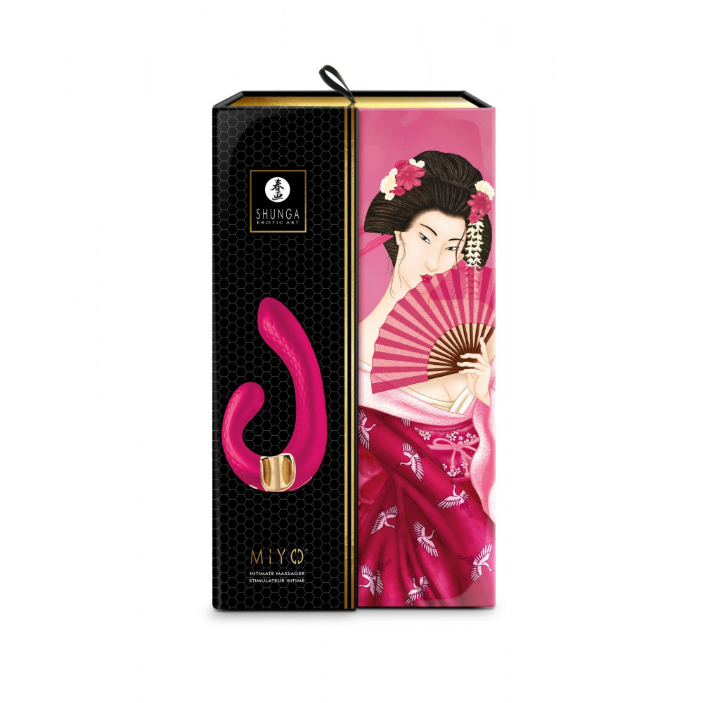 Вибратор - Вибратор-кролик Shunga Miyo Raspberry 3
