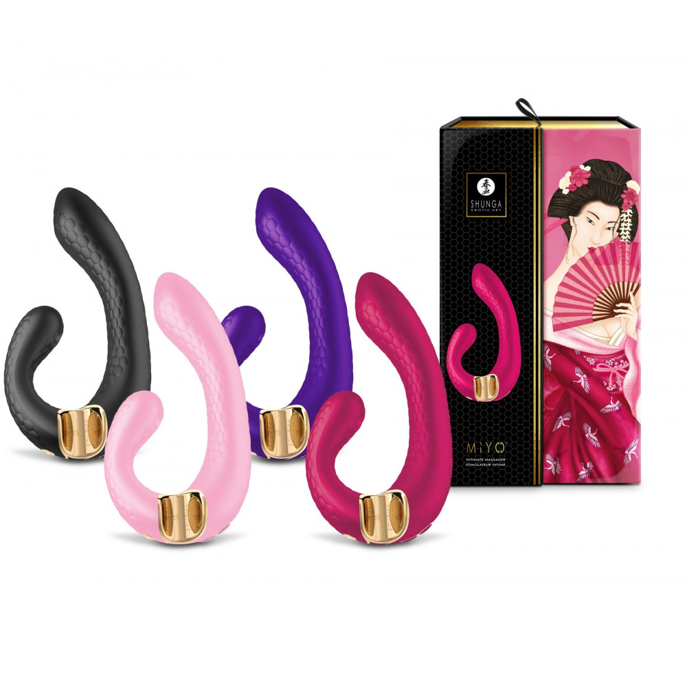 Вибратор - Вибратор-кролик Shunga Miyo Raspberry 1