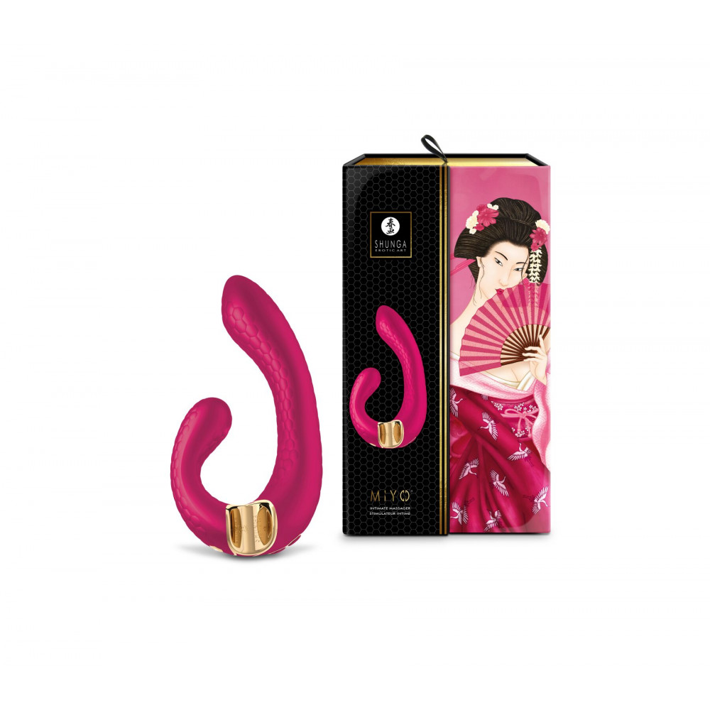 Вибратор - Вибратор-кролик Shunga Miyo Raspberry 2