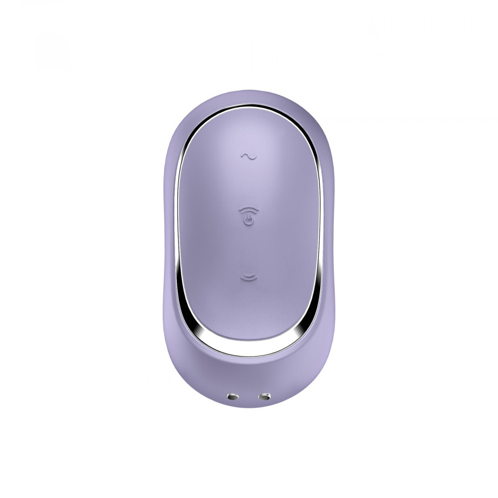 Вибраторы вакуумные - Вакуумный стимулятор с вибрацией Satisfyer Pro To Go 2 Violet 4