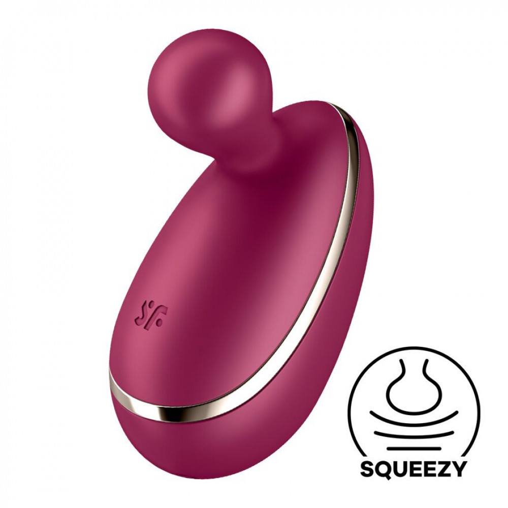 Клиторальный вибратор - Вибратор для наружной стимуляции Satisfyer Spot On 1 Berry, гибкий отросток