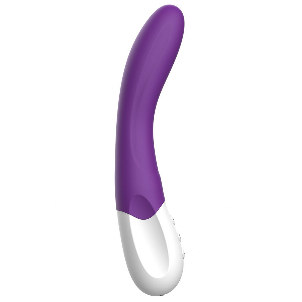 Вибратор - Вибратор точки G Liebe Bend It Rechargeable Purple, 10 режимов, очень мощный, гибкий ствол