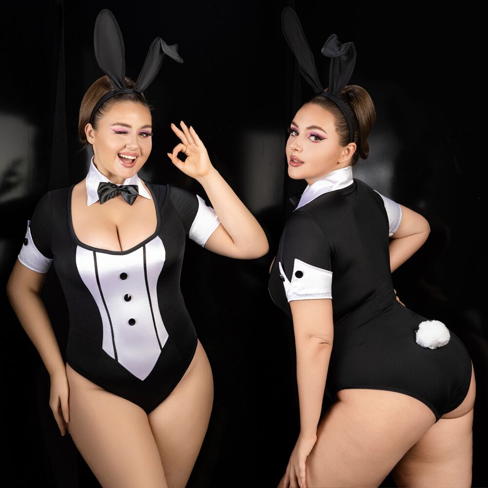 Эротические костюмы - Эротический костюм зайки JSY P61102 Plus Size 5