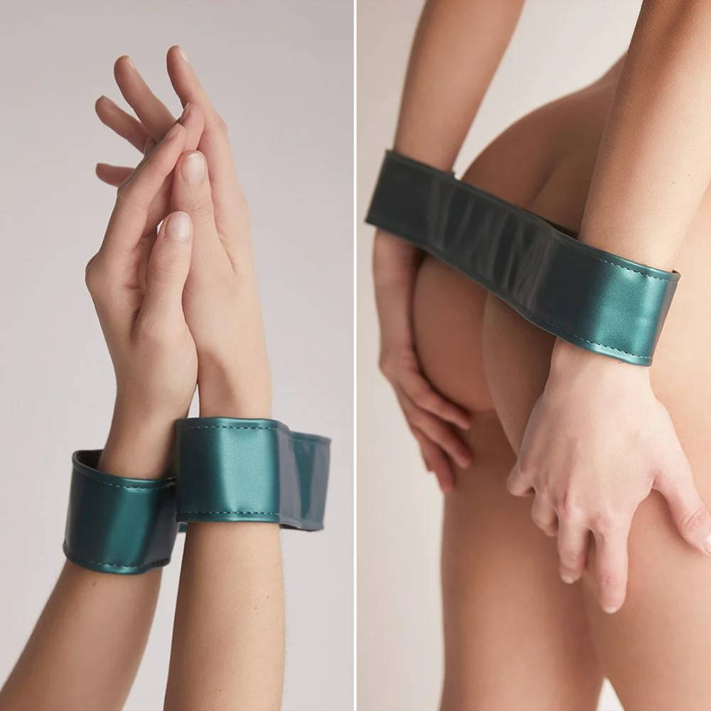 Секс игрушки - Трусики для страпона Curious Strap-On-Me, зеленые, XS-XXL 4