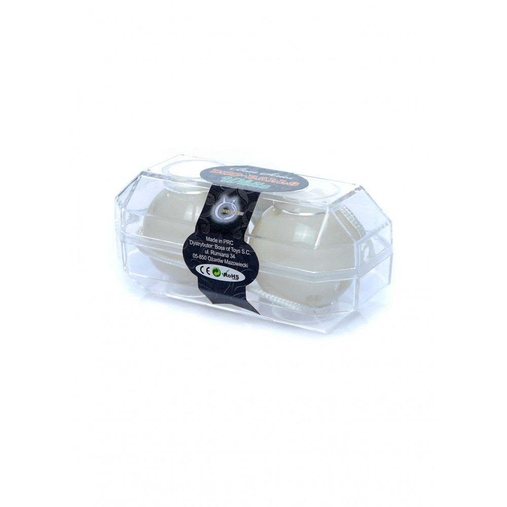 Вагинальные шарики - Вагинальные шарики Duo balls White, BS6700030 3