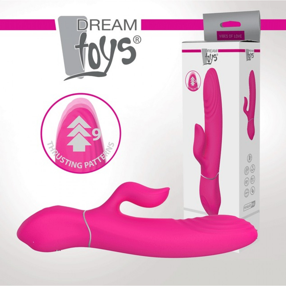 Секс игрушки - Вибратор-кролик Dreamtoys Essentials Duo Thruster для клитора, розовый 4