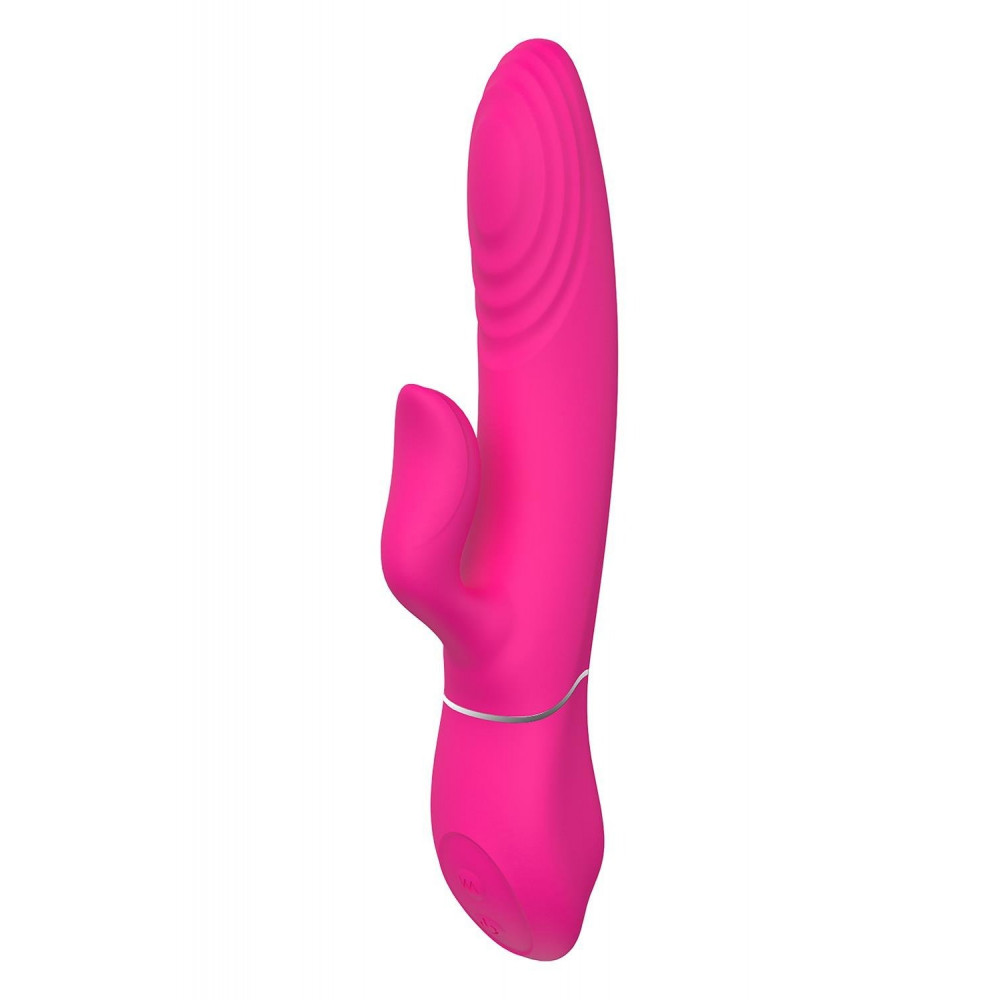 Секс игрушки - Вибратор-кролик Dreamtoys Essentials Duo Thruster для клитора, розовый 2