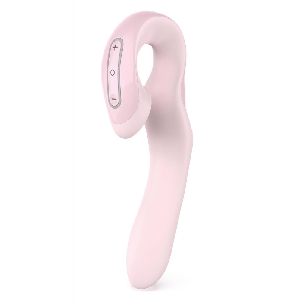 Секс игрушки - Вибратор-кролик Zini розовый, 19.5 х 3.5 см 2