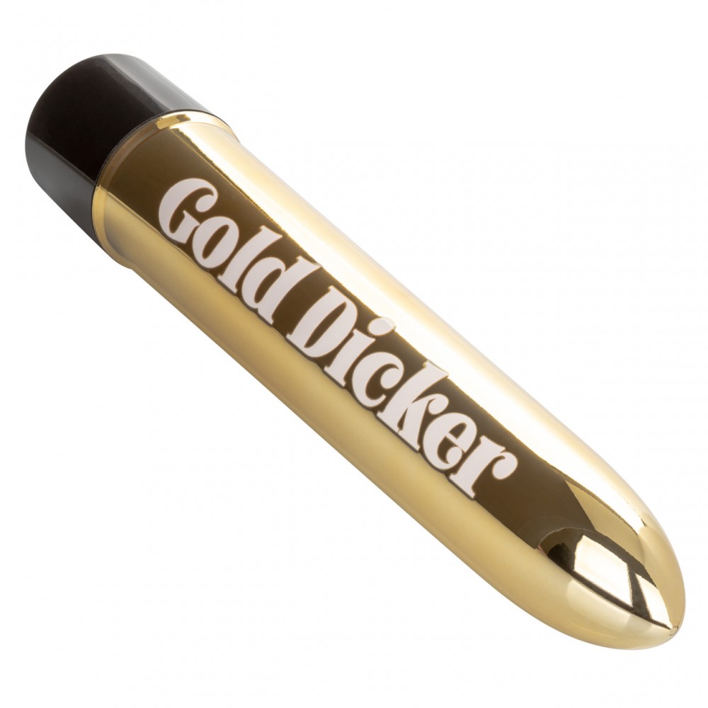 Вибратор - Вибратор Naughty Bits Gold Dicker Vibe 2