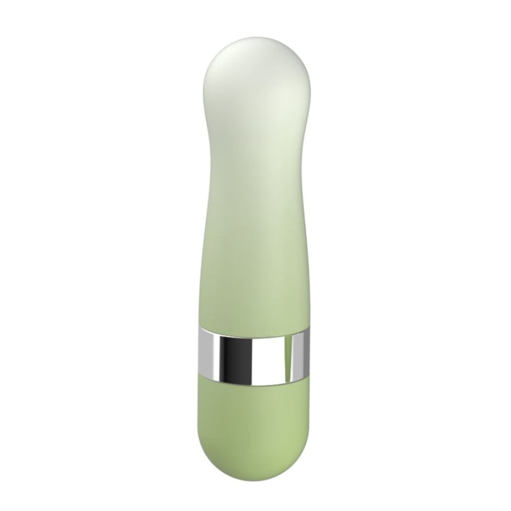 Секс игрушки - Вибропуля многоскоростная Every Night Toys с 11 режимами вибрации, зеленый градиент