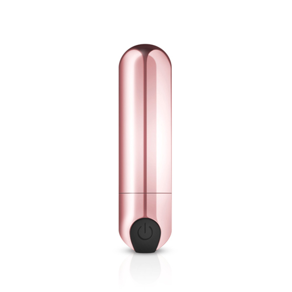 Вибропули  - Виброшарики Rosy Gold, розово-черный, 7.5 х 2 см