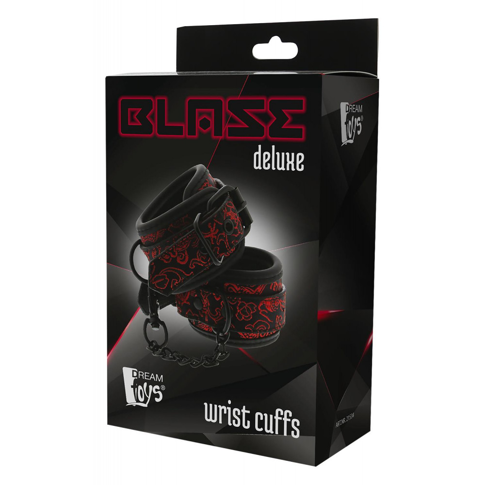 Наручники, веревки, бондажы, поножи - Наручники BLAZE DELUXE WRIST CUFFS 1