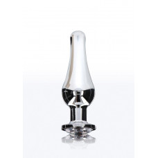 Анальная пробка с кристаллом Toy Joy Diamond Bum Bijou, серебристый, Small