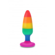 Анальная пробка TOY JOY Hunk Plug, L, разноцветная, 13 х 3.9 см