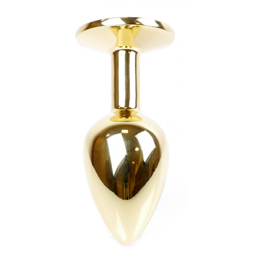 Анальные игрушки - Анальная пробка Boss Series - Jewellery Gold PLUG Black S, BS6400020 4