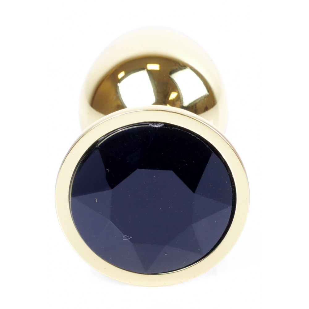 Анальные игрушки - Анальная пробка Boss Series - Jewellery Gold PLUG Black S, BS6400020 7