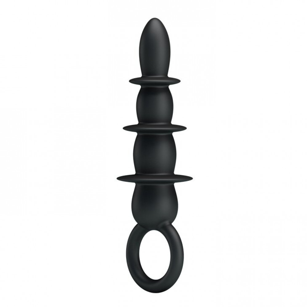 Анальные игрушки - Анальный стимулятор BLACK PRETTY LOVE BI-014539 7