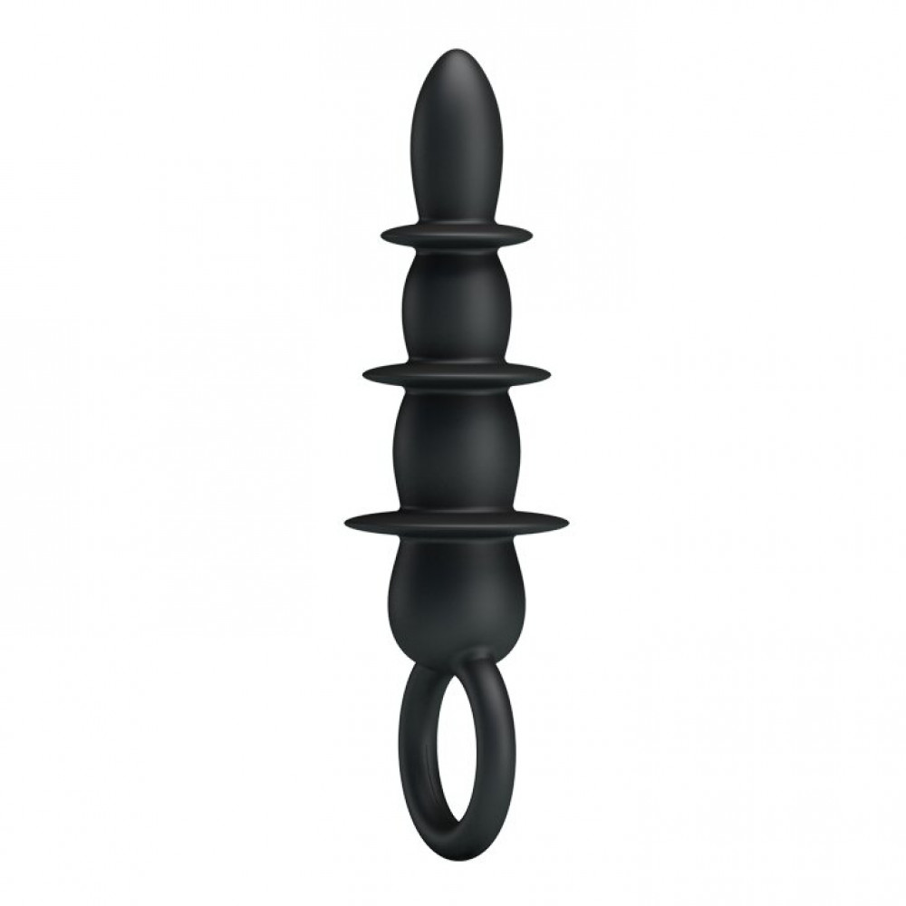 Анальные игрушки - Анальный стимулятор BLACK PRETTY LOVE BI-014539 6
