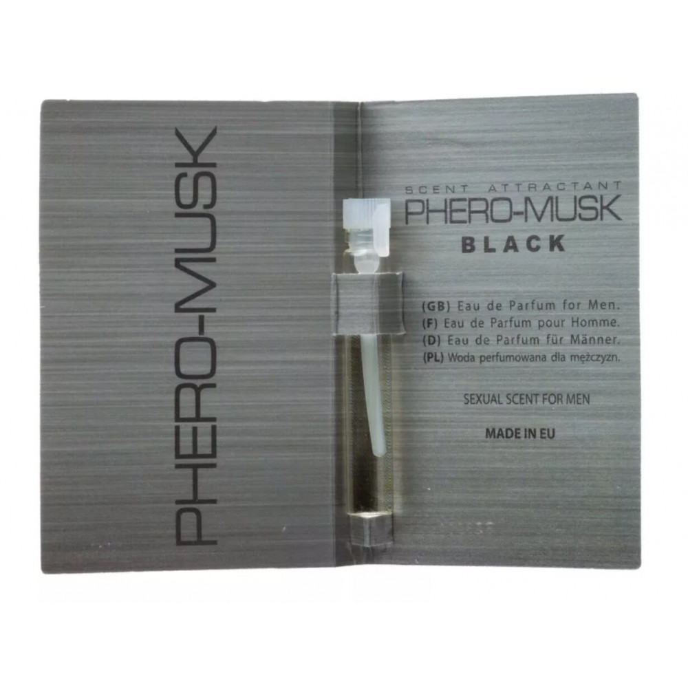  - Духи с феромонами для мужчин PHERO-MUSK BLACK, 1 ml 1