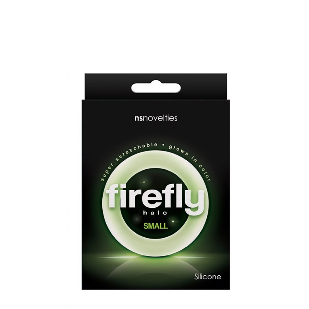 Секс игрушки - Эрекционное кольцо светящееся в темноте NS Novelties Firefly, зеленый 3